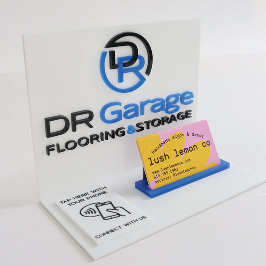 Custom Business Card Holder with Logo & NFC Integration