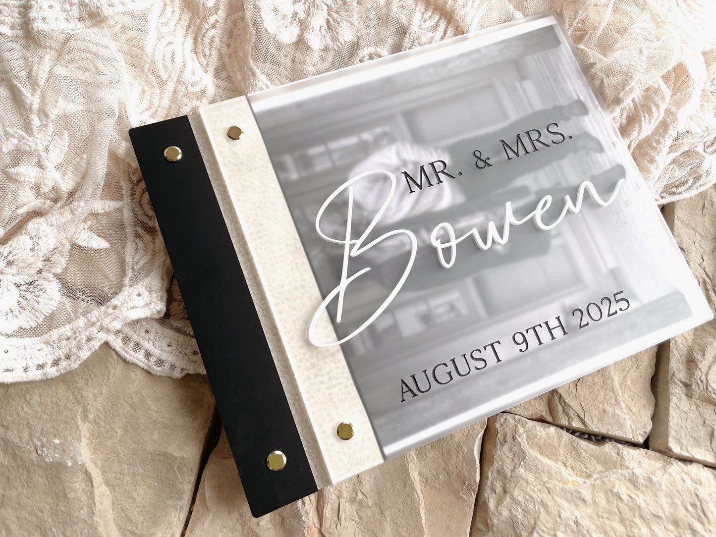 Wedding Acrylic Guestbook