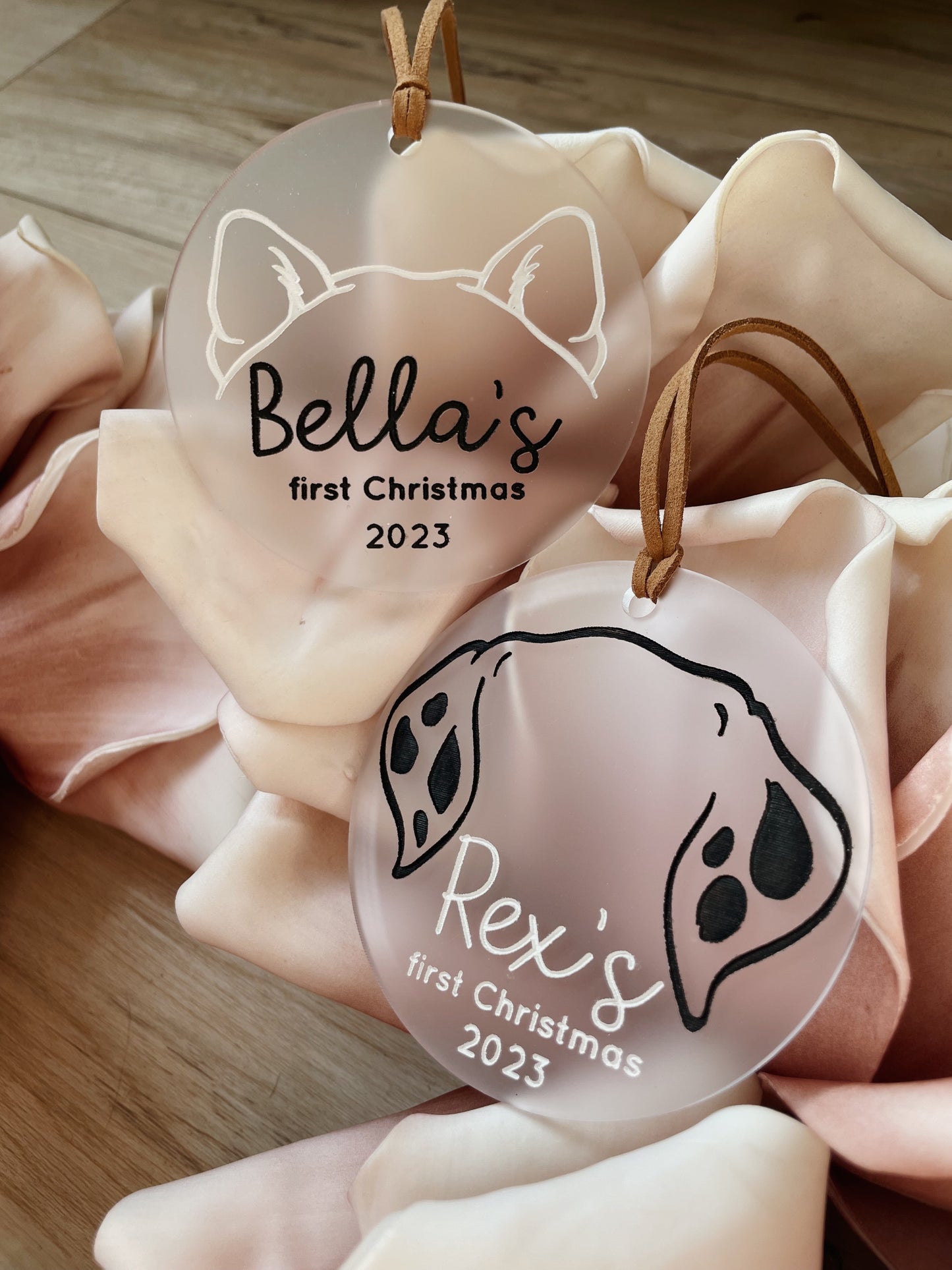 Personalized Pet-Themed Christmas Ornament
