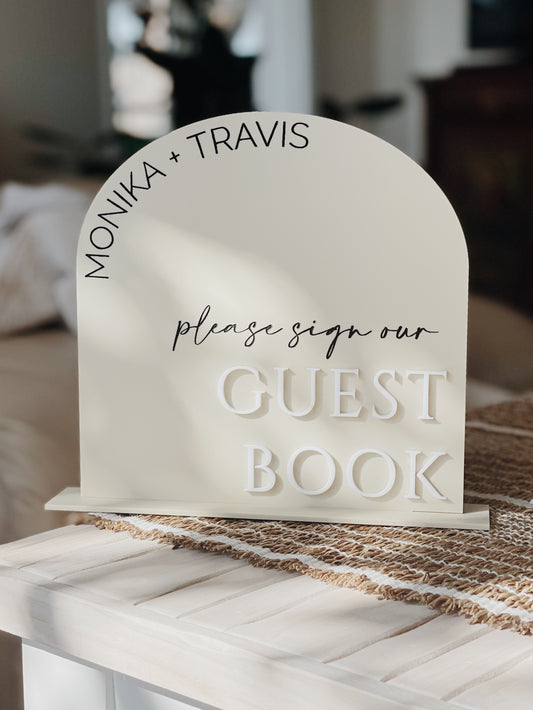 Sign our guestbook wedding