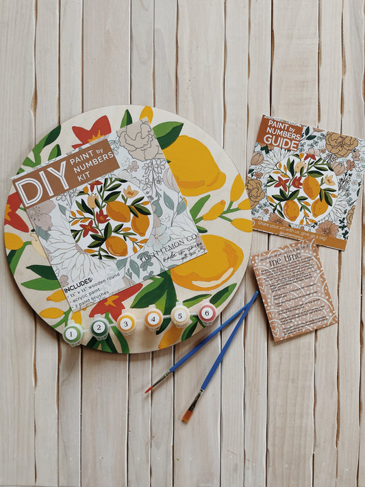 Paint By Numbers Kit - Lemons