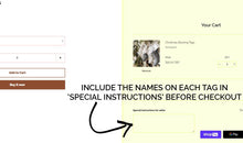 Load image into Gallery viewer, Personalized Christmas Stocking Tags
