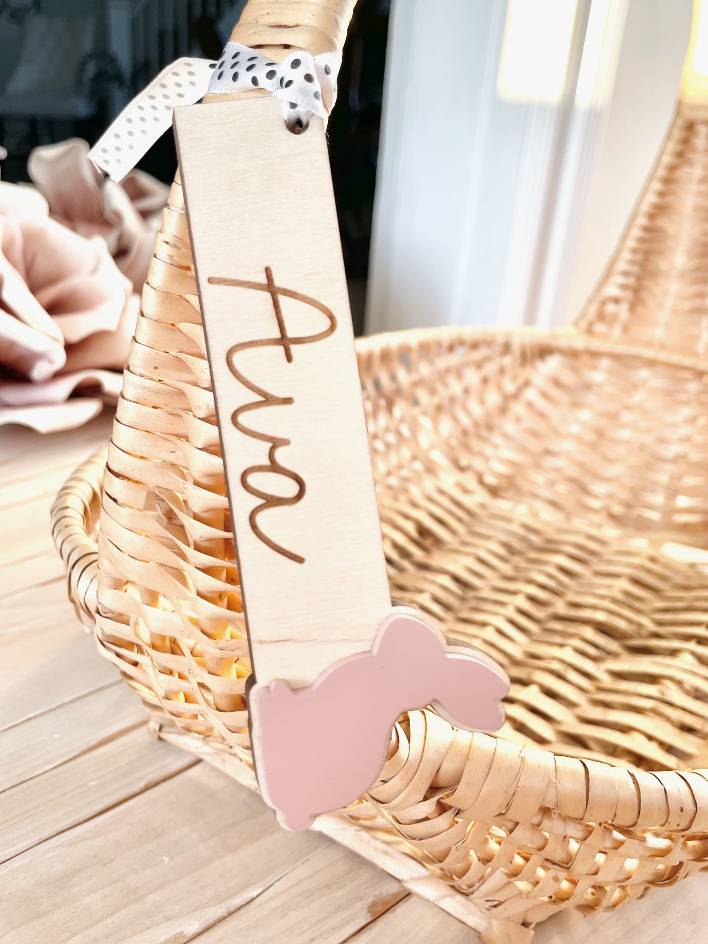 Rectangle Easter Basket Tag