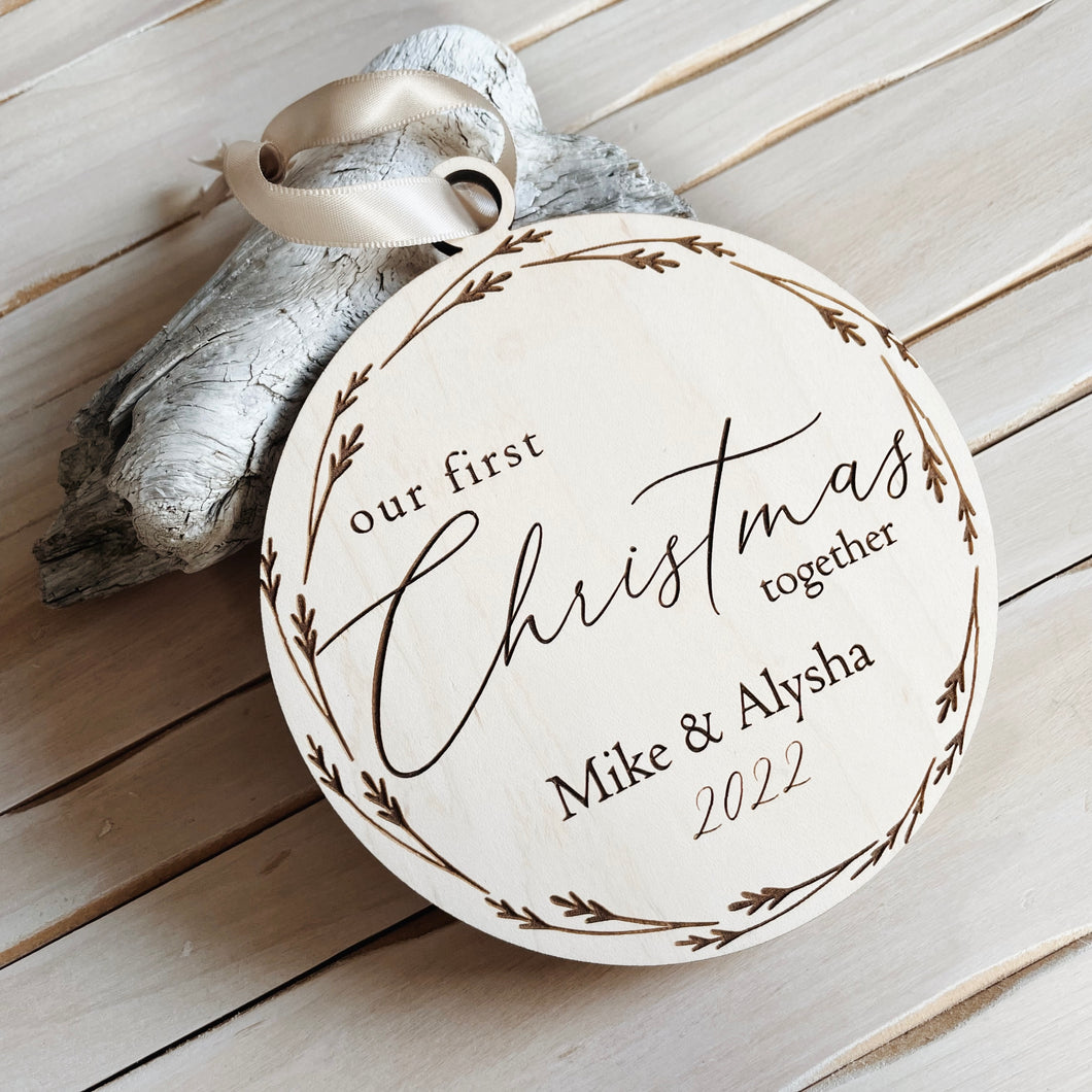 Our First Christmas Together Ornament